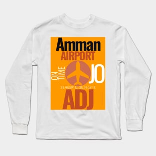 Jordan ADJ airport Long Sleeve T-Shirt